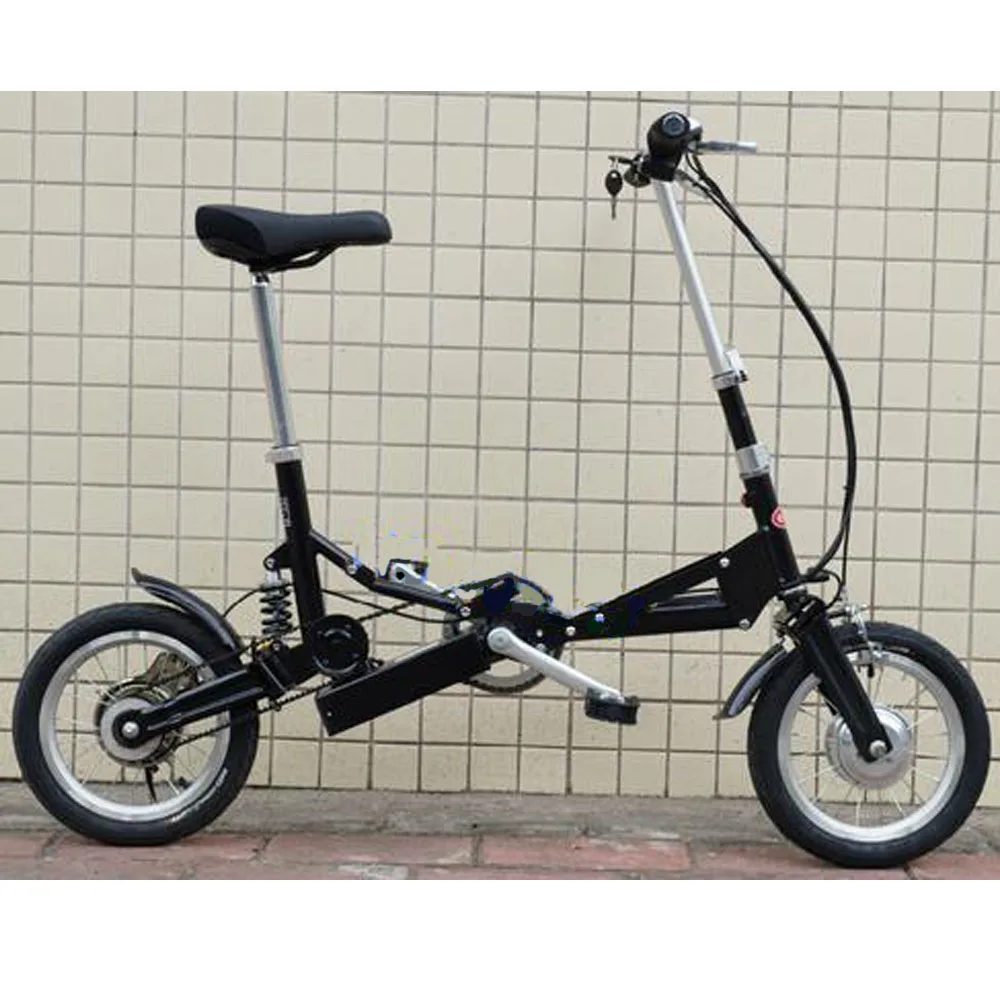 

14" Folding Bicycle Bike Mini Foldable Bike - Black