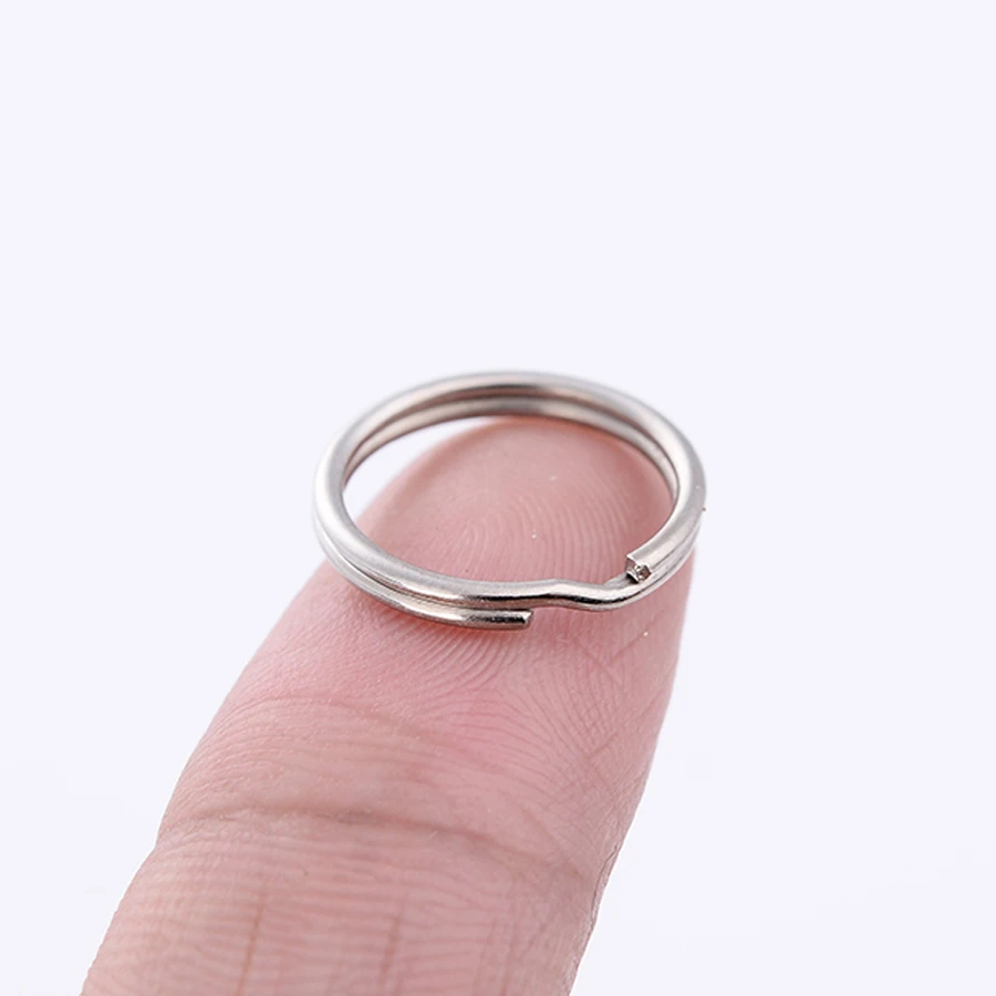 Металлический брелок для кемпинга 10 шт. 15 мм ключей открытый инструмент из сплава