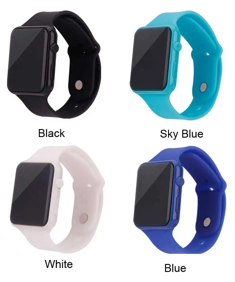 

2019 Fashion Luxury Quartz Sport Military Stainless Steel Dial Silicone Band Wrist dress geneva watch men LED zegarek damski