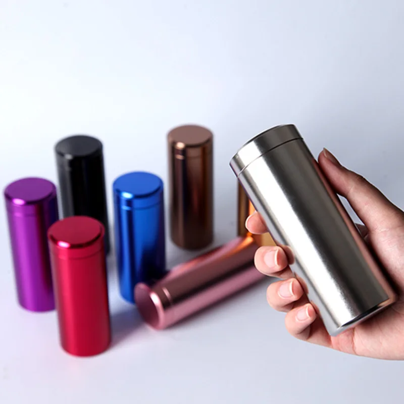 1 шт. портативный чайный бак дорожный мини для хранения металлический