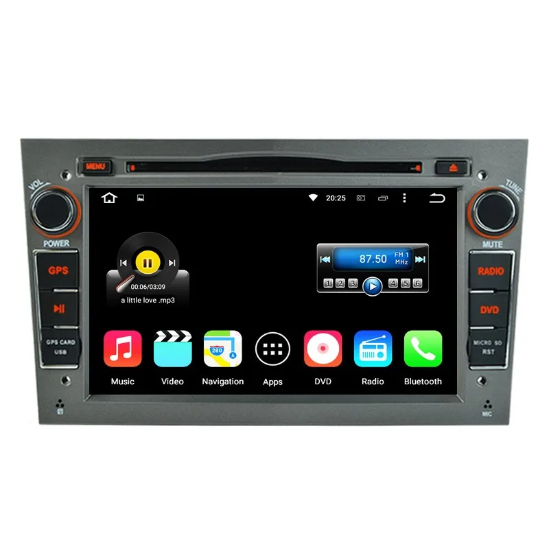 Автомобильный DVD плеер с восьмиядерным процессором Android 8 0 7 1 4 Гб ОЗУ 32 ПЗУ GPS для