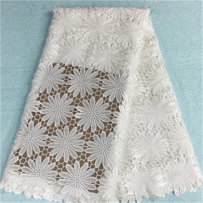 Популярный фиолетовый цветок африканская Водорастворимая кружевная вышивка