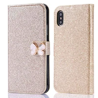 phone case for iphone 7 plus x xs xr xs max 8 plus luxury leather case for iphone 6plus 6splus 5s phone holder pu flip cover