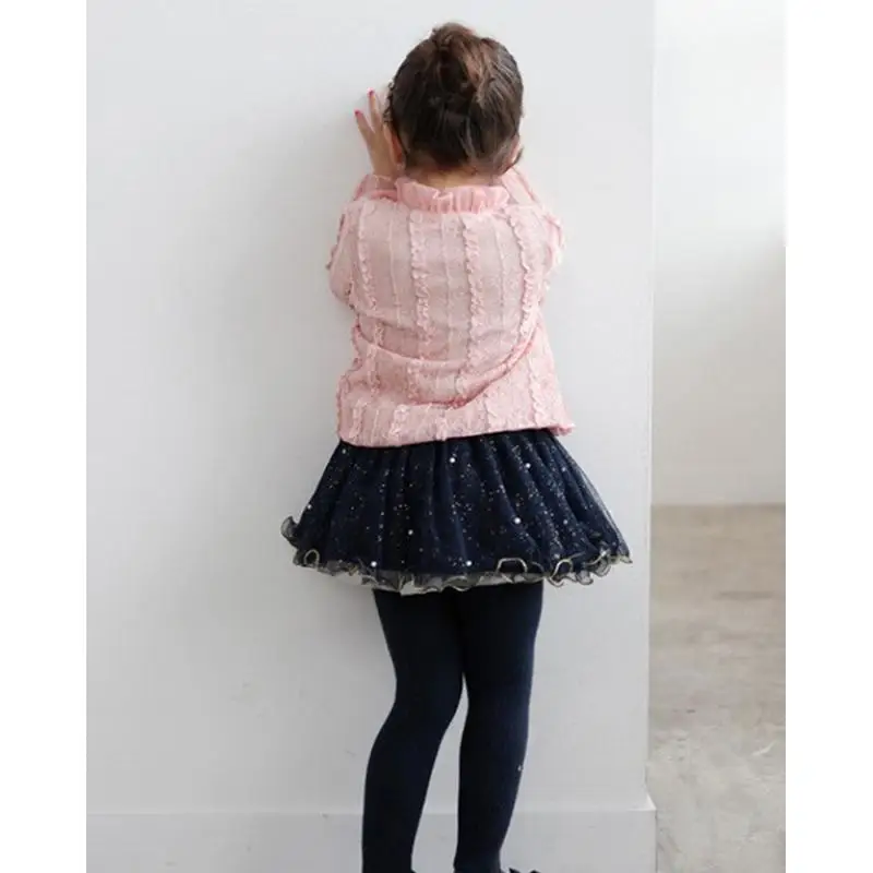 Spring Baby Girls Clothing Sets 3 Pieces Suit Flower Coat + Blue T Shirt Skirt Clothes | Детская одежда и обувь