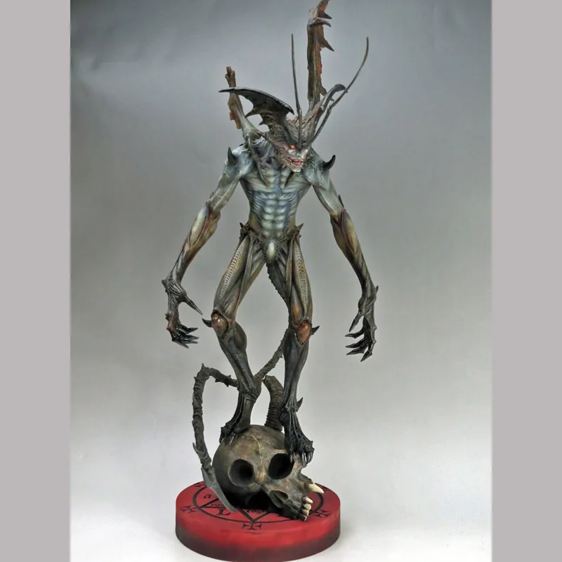 Cool DIY GK hand resin white mold AMON Demon Man Akio Shinya VER Paint Graffiti lovers' favorites | Игрушки и хобби