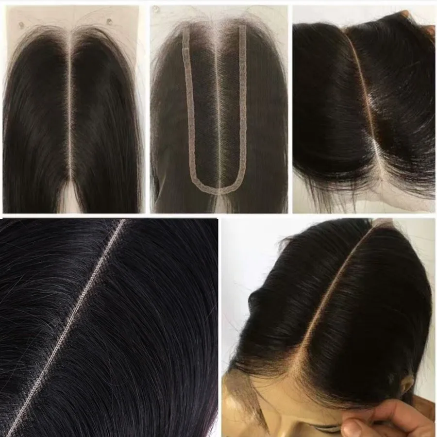 Oxeye girl Kim K кружева закрытия бразильские прямые волосы 6x2 Кружева с детскими
