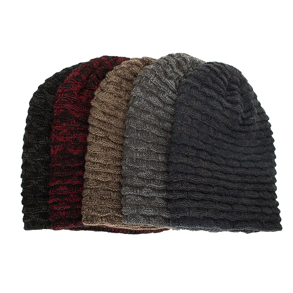 

Joymay 2018 New Winter Beanies Hat Unisex Plain Warm Soft Skull Knitting Cap Hats Gorro Caps For Men Women Dropshipping WM100