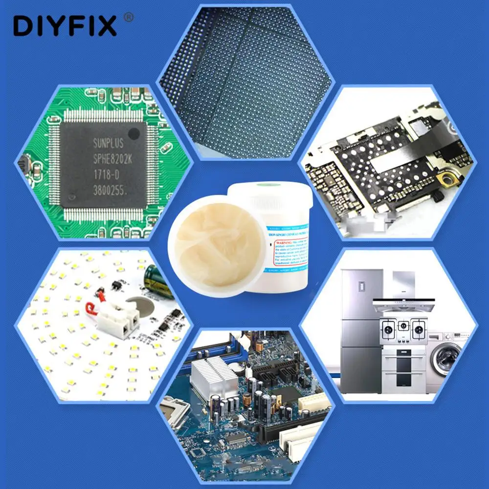 DIYFIX Kingbo RMA-218 bga паяльная флюсовая паста паяльной Для SMT 100g Ремонт поток |