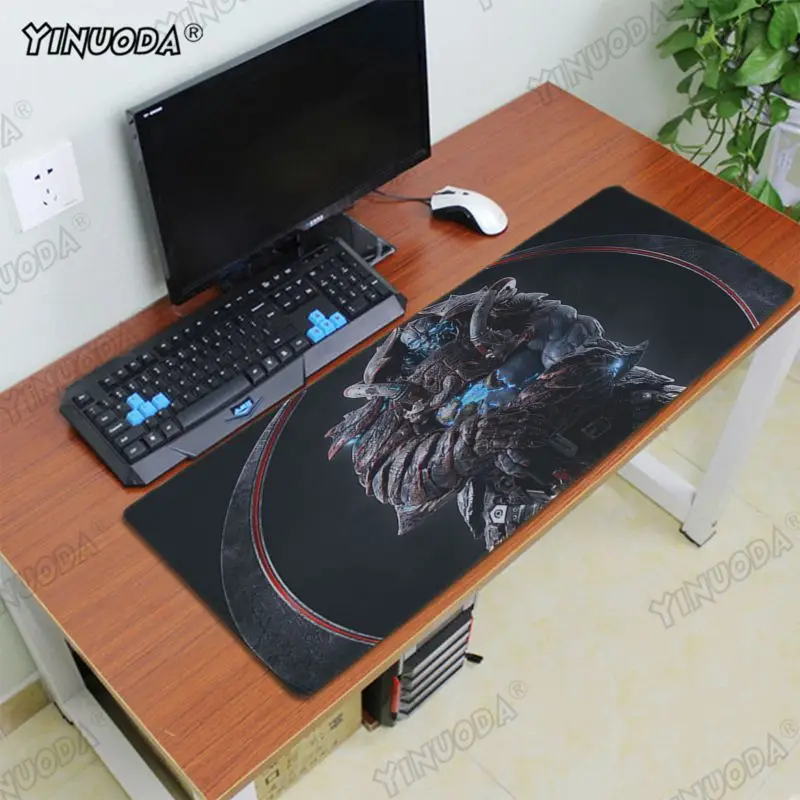 Lock Edge 30x80cm Yinuoda высокое качество Quake чемпионы игровой плеер стол ноутбук резиновый коврик для мыши ноутбук нескользящий игровой коврик для мыши - Цвет: Lock Edge 30x80cm