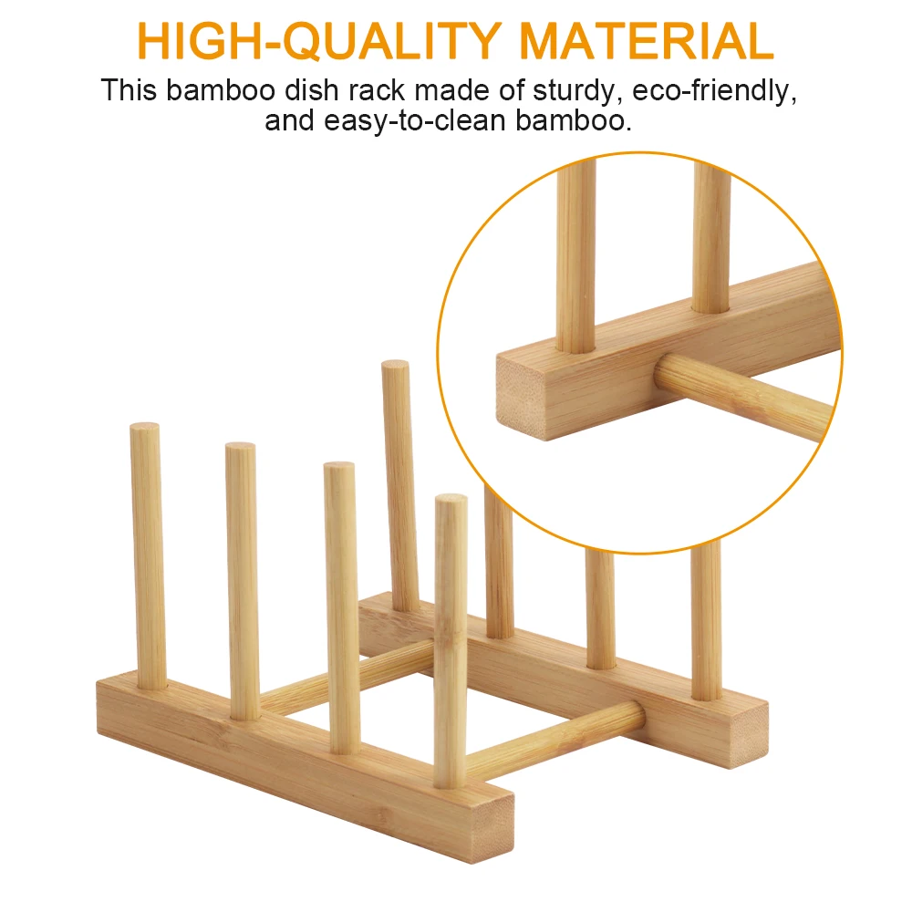 1 шт. деревянный стеллаж для посуды кухонная стойка хранения тарелок подставка