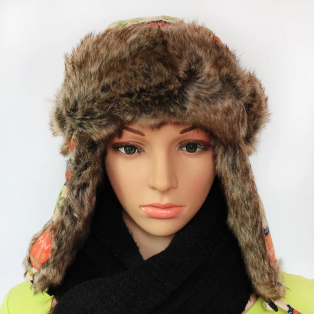 BooLawDee 2017 зимние мужские шапки Авиатор из трикотажной ткани ушанки для взрослых в