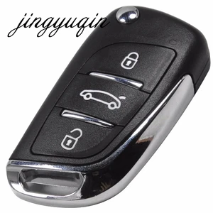 Чехол для ключей jingyuqin Flip KD, модифицированный чехол для VW TOYOTA PRIUS VIOS CAMRY RAV4, HIGHLANDER COROLLA CROWN COROLLA EX для Mazda