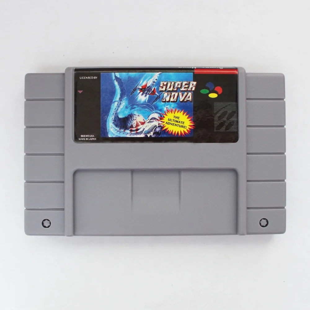

Super Nova 16 bit Big Gray Game Card For NTSC Game Player Drop Shipping