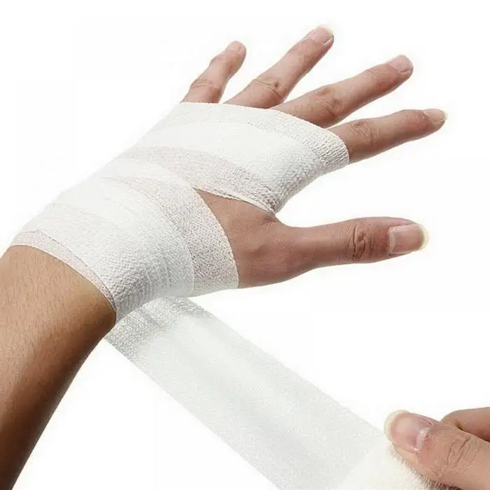 Нетканая Футбол Спорт коленные перчатки Wrist Protect самоклеящаяся налокотник, наручные, до колен, палец, повязка на лодыжку