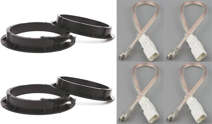 8pcs mat wire Передняя и задняя дверь стерео динамик коврик Крепление адаптер пластины кронштейн прокладки кольцо 6," дюймов для kia/11-14 SPORTAGE/K3/K3S - Название цвета: 8pcs mat wire