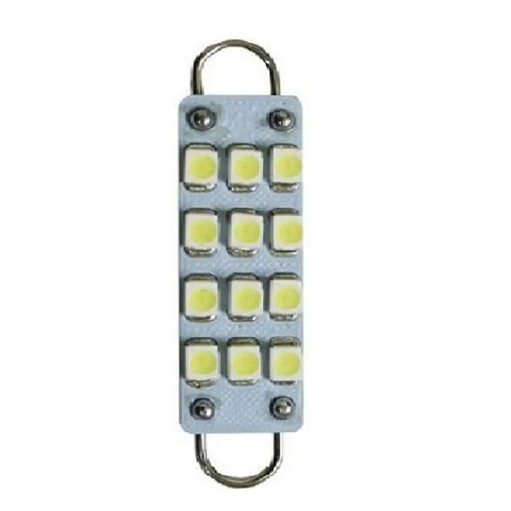 EE support 2 шт. 44 мм 12 SMD жесткая петля белая фестон светодиодный светильник лампы