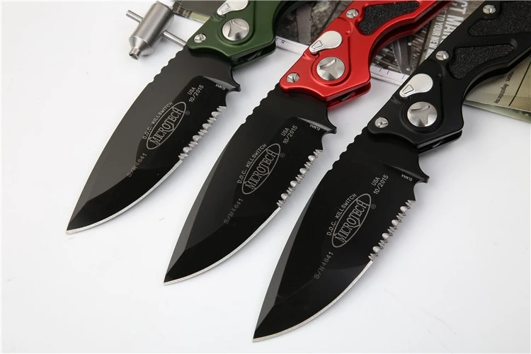 DOC Killswitch D2 Mark Elmax Titanium plating Aluminum outdoor tactical camp hunt EDC tool folding dinner kitchen knife | Инструменты