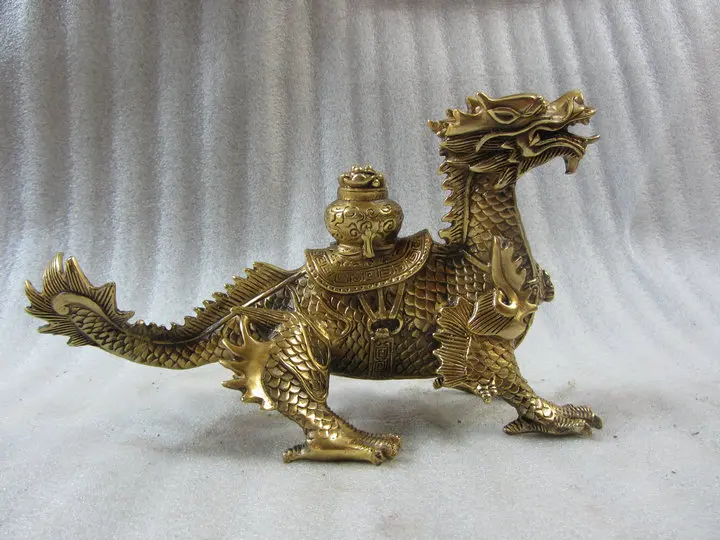

A cornucopia of pure copper dragon copper fin the Dragon talisman Zhaocai Home Furnishing feng shui ornaments