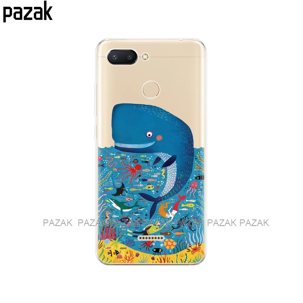 34289 Силиконовый чехол для Xiaomi Redmi 6, чехлы, полная защита, мягкая задняя крышка из ТПУ, чехол для телефона Xiaomi Redmi6, бампер hongmi 6, чехол - Цвет: 34289