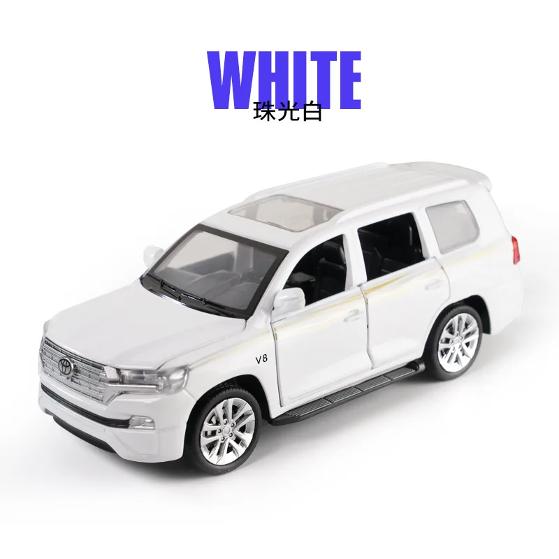 3226W no box Высокая симитация 1:32 TOYOTA LAND CRUISER PRADO металлический сплав Модель автомобиля игрушки с вытягиванием назад для детей подарки на день рождения - Цвет: 3226W no box