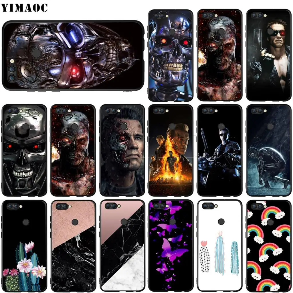 Чехол YIMAOC с Терминатором Шварценеггера для Huawei Honor Mate P smart Y7 Y9 8C 30 20 10 8x Nova 3i 3 Lite Pro
