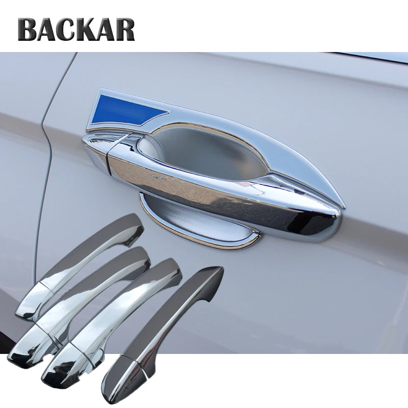 Автомобильные наклейки Backar для VW Tiguan 2017 2018 2016 Volkswagen 2 MK2 хромированные ABS