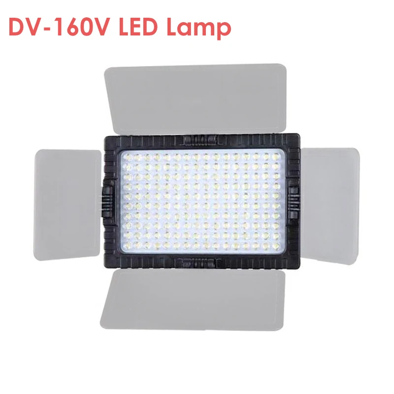 FALCONEYES DV 160V High CRI95 160 фото DSLR Светодиодная лампа для освещения видео Canon Nikon