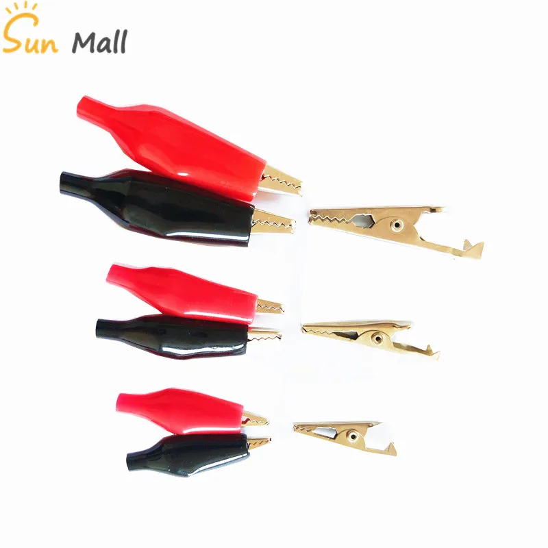 1 шт. зажим типа крокодил/никелированный для рыбы аккумулятора маленький