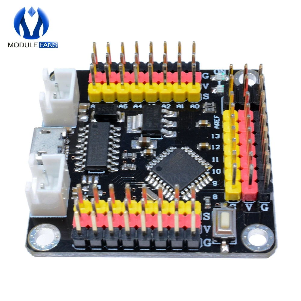 Плата микроконтроллера CH340 CH340G Micro USB NANO V3.0 3 0 Atmega328 Pro Mini Strong Module Atmega328P совместимая