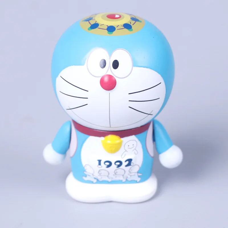 1992 Ограниченная серия коллекционные вещи 100 юбилейный сувенир Doraemon фигурка аниме мультяшная модель игрушка хороший подарок украшение - Цвет: 1992