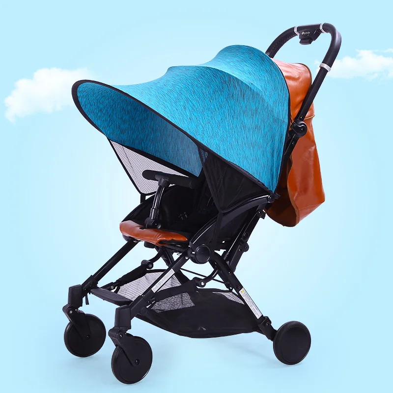 Sunshade Baby stroller awning Rag Shade Blocks 99% UV UVB Sun Rays umbrella car Canopy Cover Stroller Accessories | Мать и ребенок