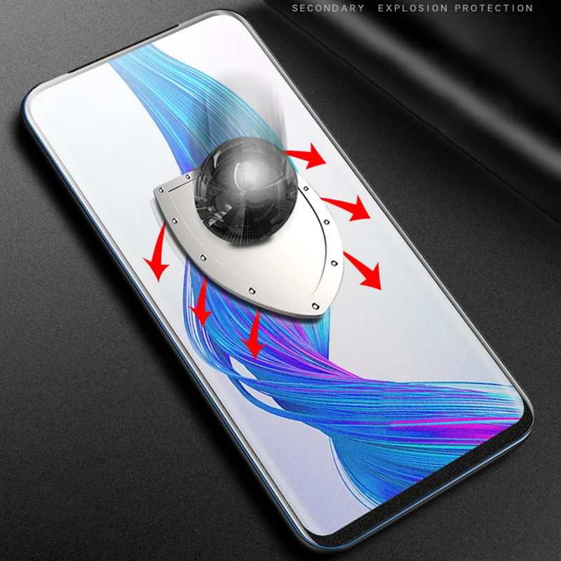 Exunton для OPPO Realme X Lite 2.5D 9H полное покрытие матовое закаленное стекло Защита от