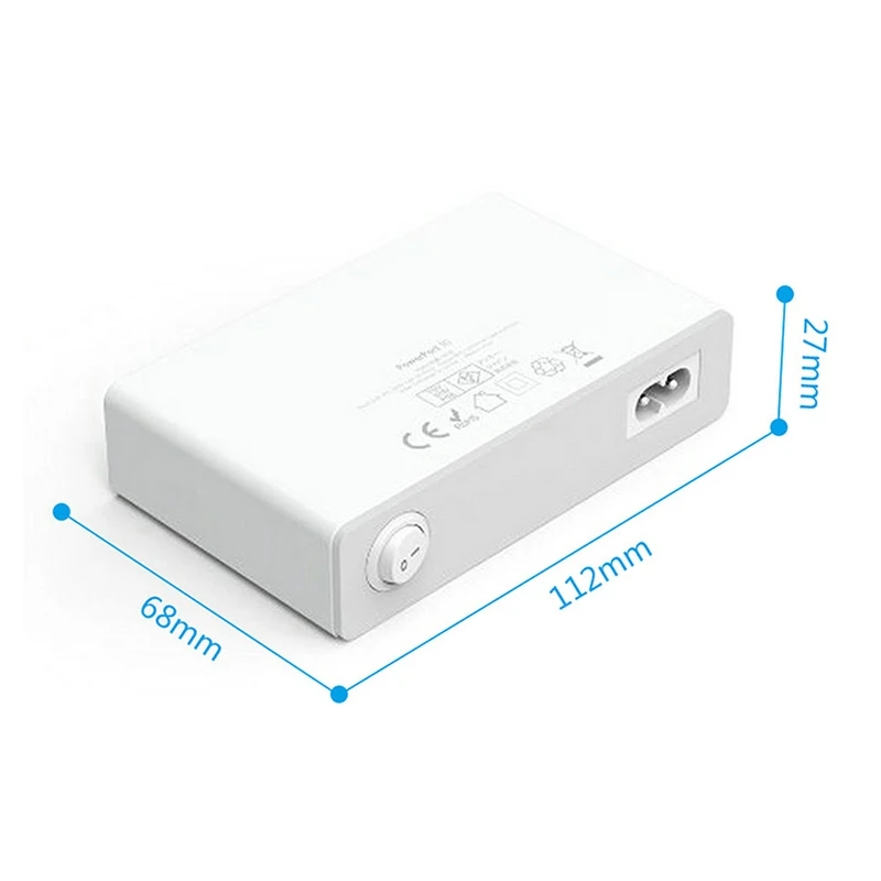 Универсальное зарядное устройство с 10 USB портами А 50 Вт 100 240 В переменного