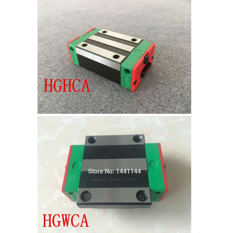 20 мм 2 шт. HGR20 линейная направляющая с 4 перевозка HGH20CA или HGW20CA CNC части |