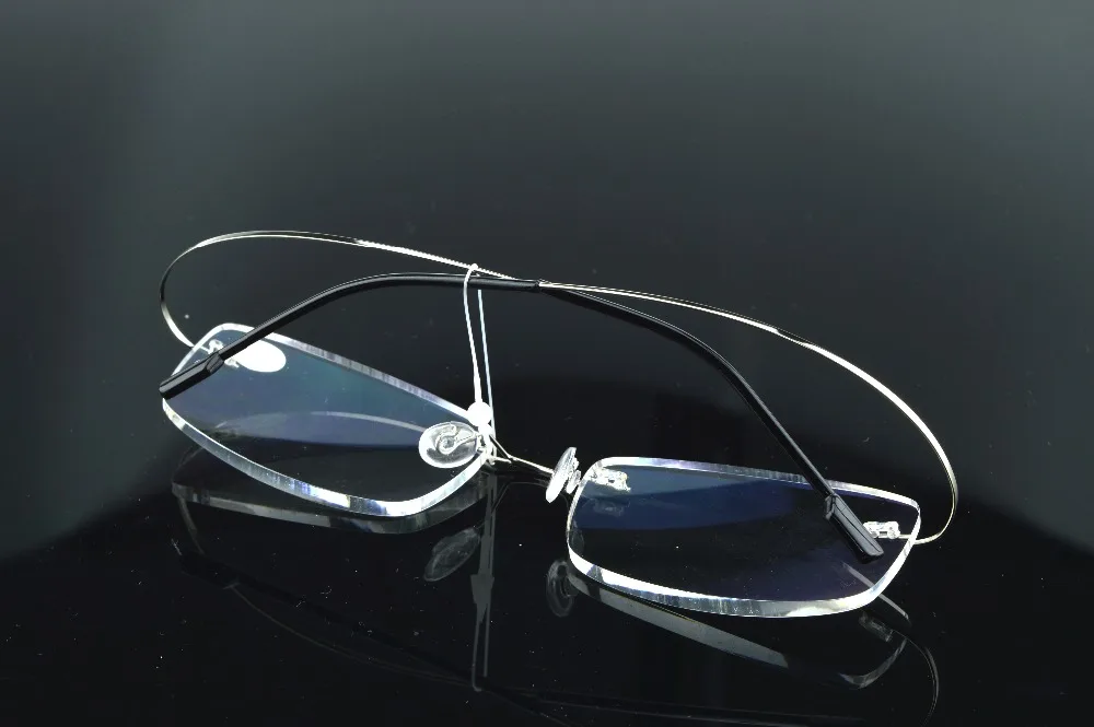 Gafas De Lectura = 2017 подлинный титановая оправа 2g! Светильник кие очки для чтения без