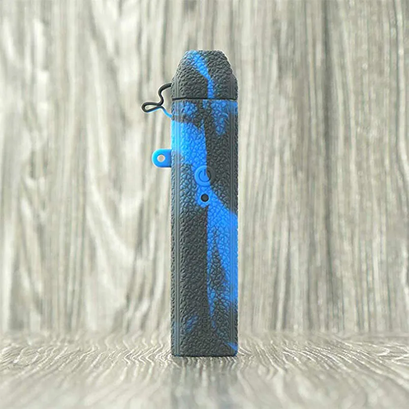 Black blue 2 шт чехол для Uwell CALIBURN 11W Pod system Противоскользящий защитный силиконовый чехол, резиновый чехол Защитная обертка - Цвет: Black blue