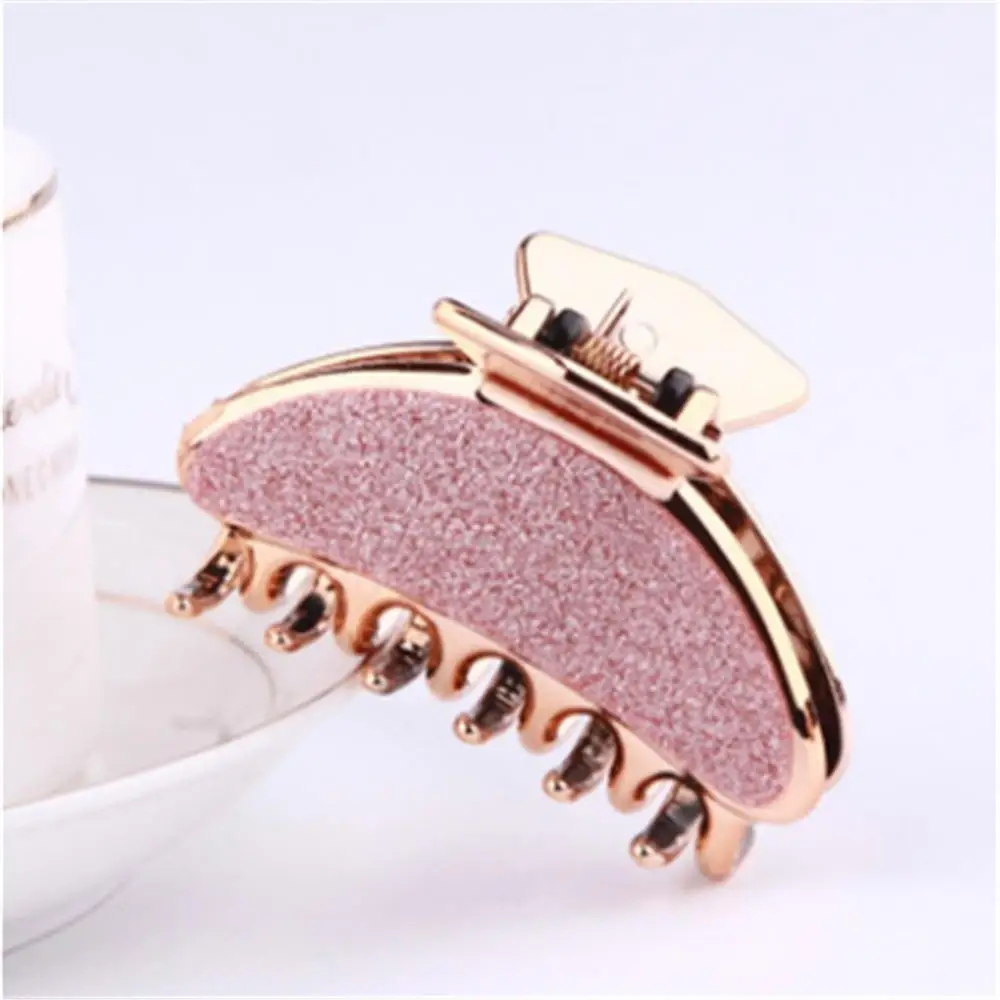 85mm pink Модные блестящие цветные заколки для девочек заколки для волос с крабом женские заколки для волос аксессуары для волос Головные уборы - Цвет: 85mm pink