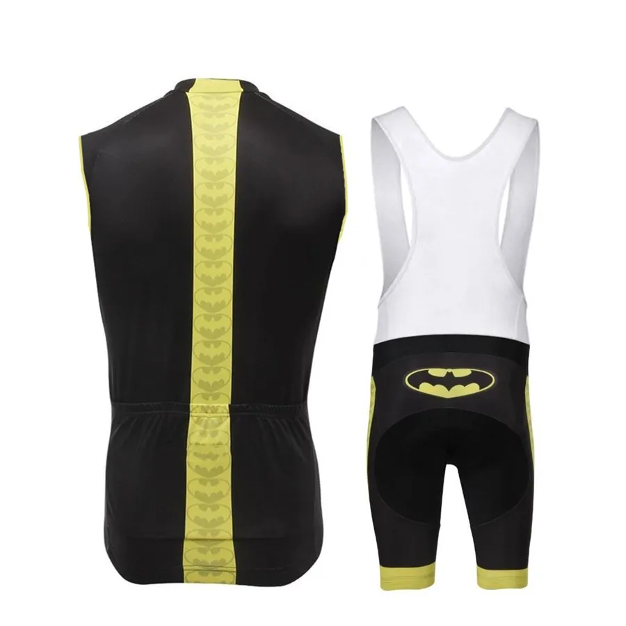 Комплект Джерси без рукавов с Бэтменом для велоспорта MTB одежда велосипеда