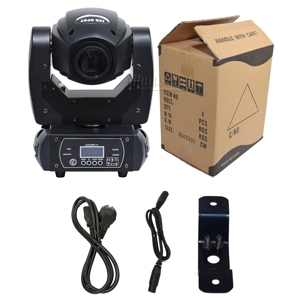 60w LED гобо свет DMX 512 Control Мини dj diso moving heads с 3 фасетная Призма | Лампы и освещение