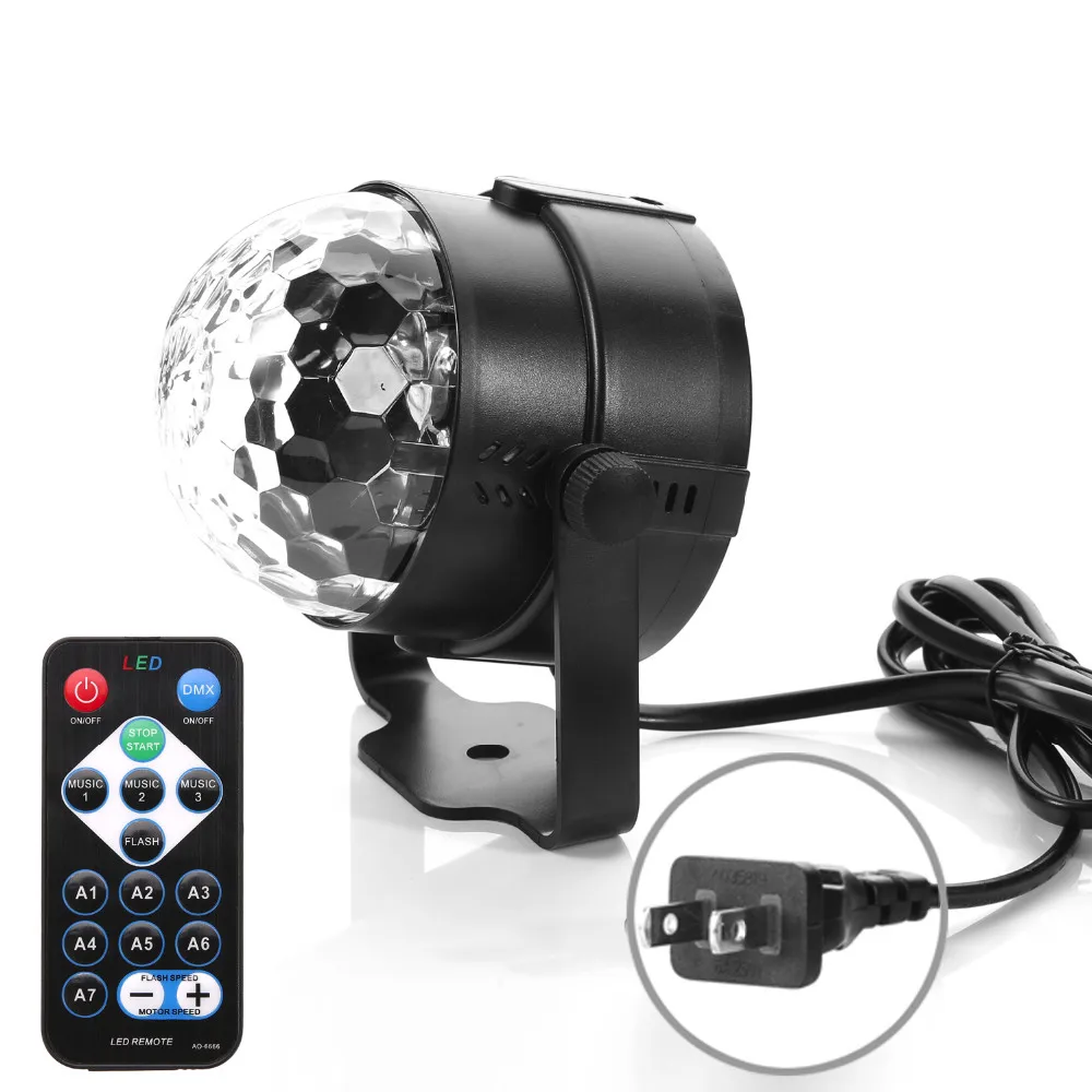 Пульт дистанционного управления 3 Вт RGB светодиодный сценический светильник для