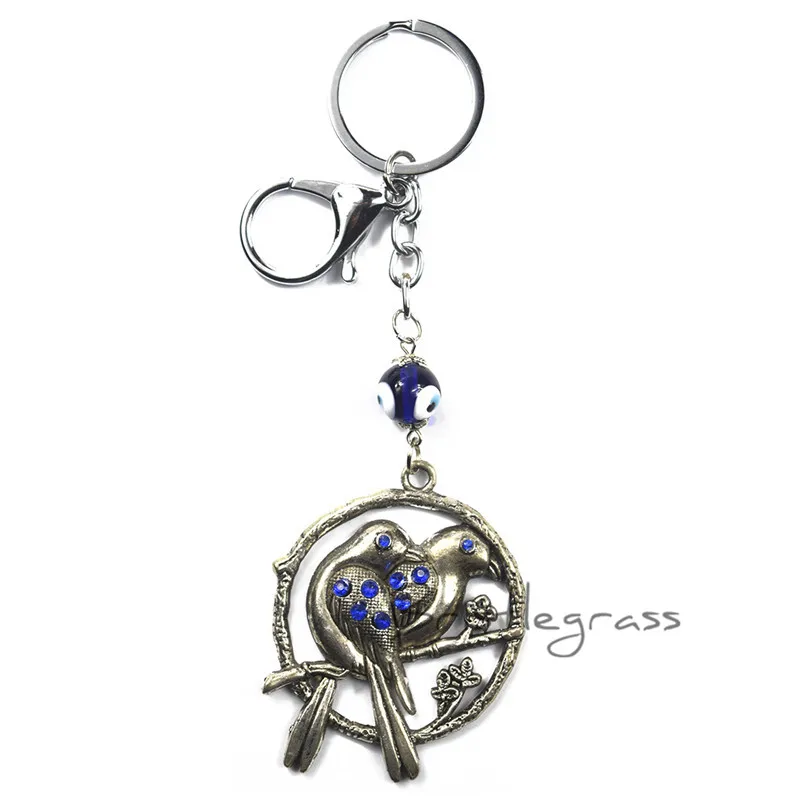 Турецкая синяя птица с кисточками и злом горный хрусталь любовь птичье гнездо