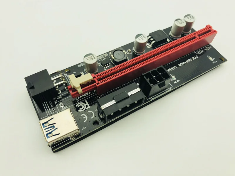 Карта расширения VER009S PCI E 60 см кабель USB 3 0 для майнинга биткоинов ETH EOS|Платы