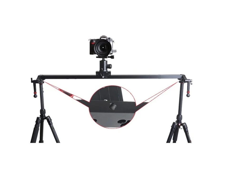 32 &quot/80 см DSLR камера трек Долли слайдер алюминиевая система стабилизации