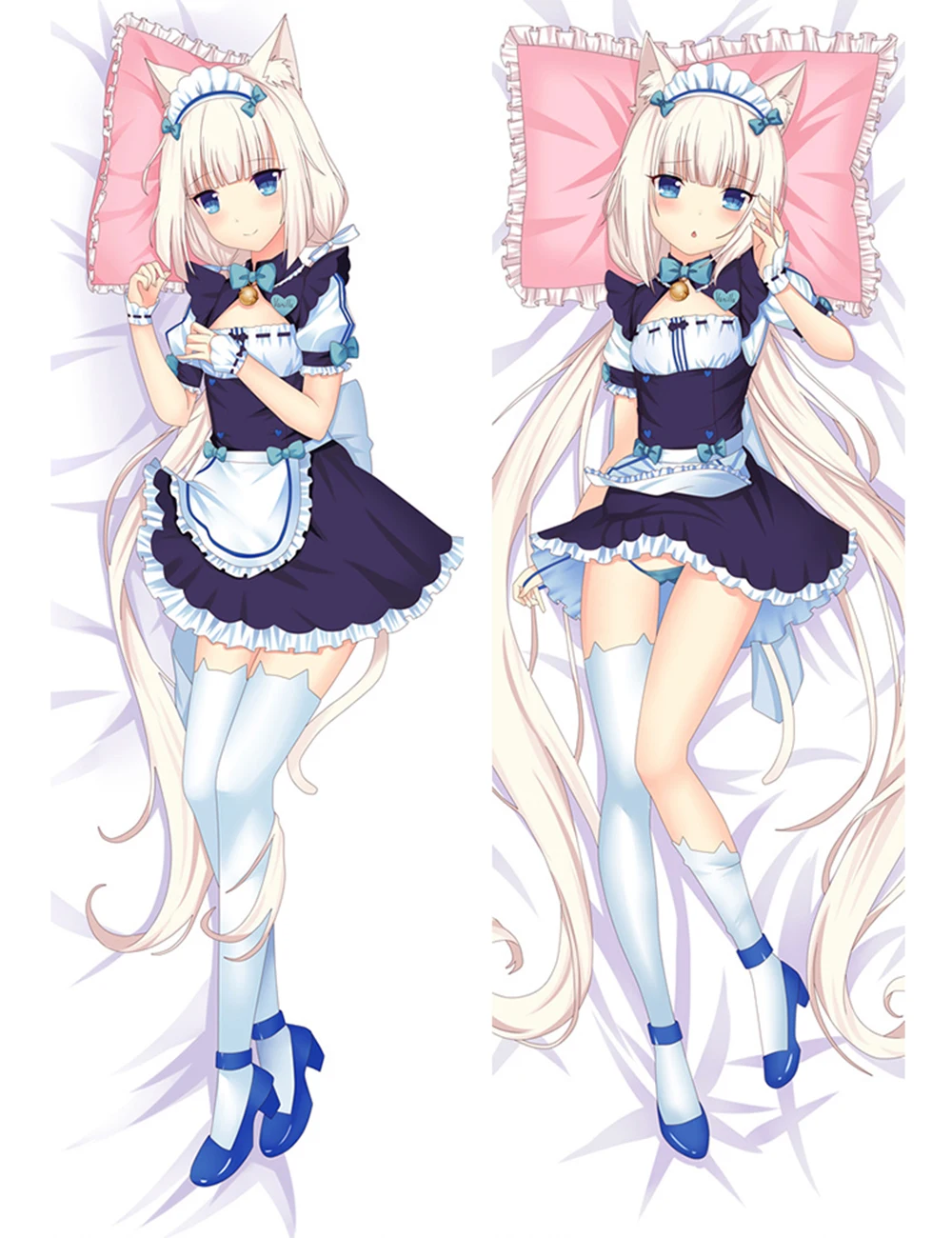 Игра Nekopara Chocola ваниль обнимающая Подушка Наволочка Чехол Сексуальная подушка