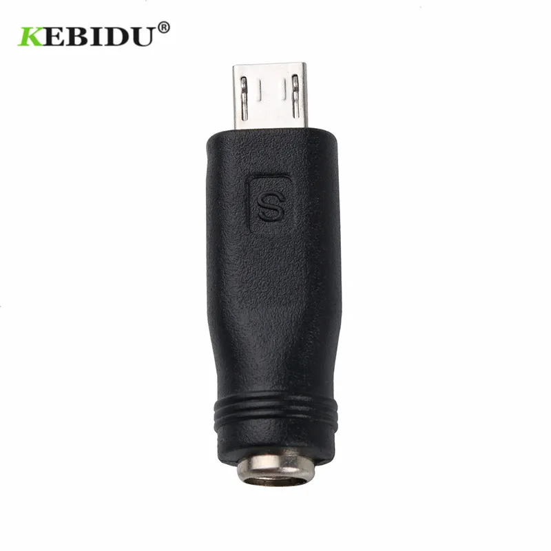 Kebidu 3 шт. 5 5x2 1 мм гнездо к Mini / Micro USB папа Pin DC зарядное устройство адаптер конвертер