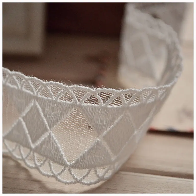 X0301 square bilateral net yarn material/garment accessories DIY manual lace embroidery / 3 cm | Дом и сад