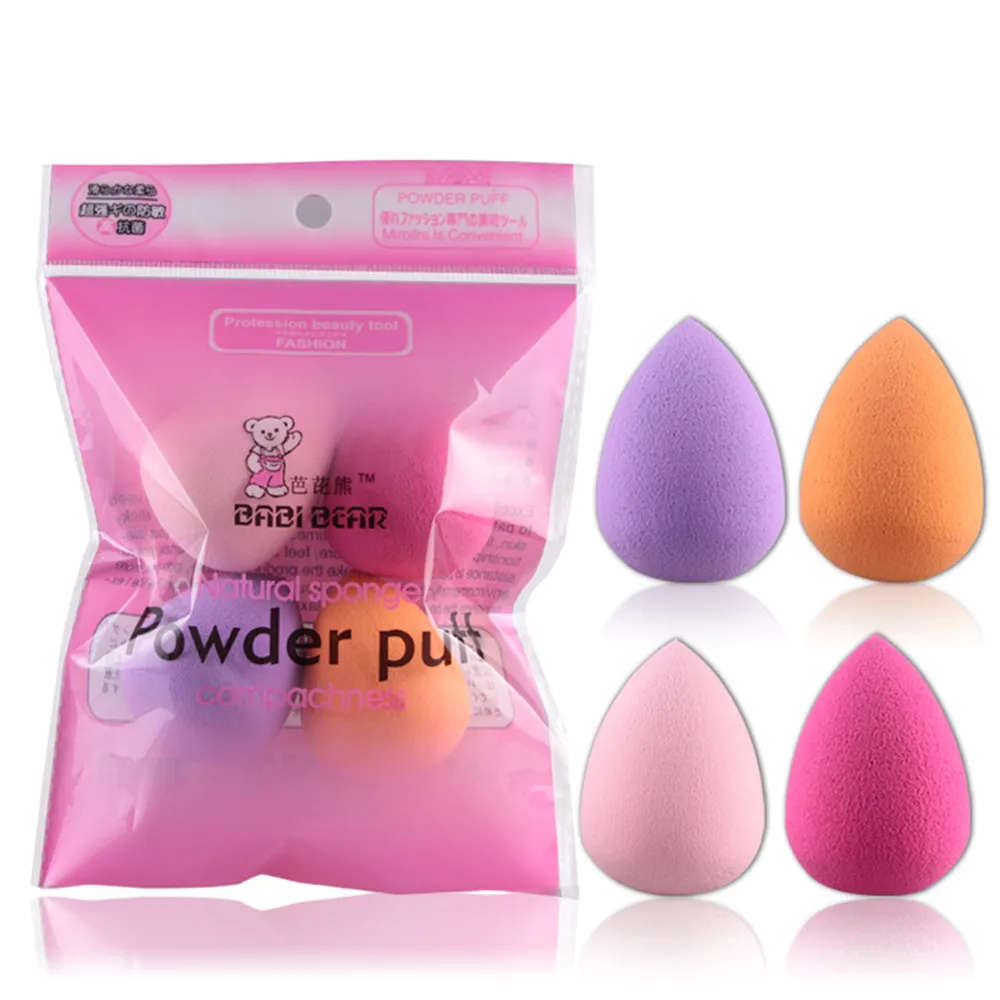 MAANGE 4/6 шт. Красивые смешанные губки для макияжа спонж основы многоцветные набор