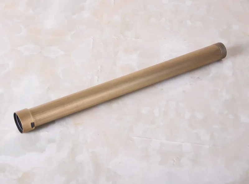 

32cm Vintage Retro Antique Brass Extension Tube Pipe Rod For Rain Shower Faucet Set (G3/4") mba701