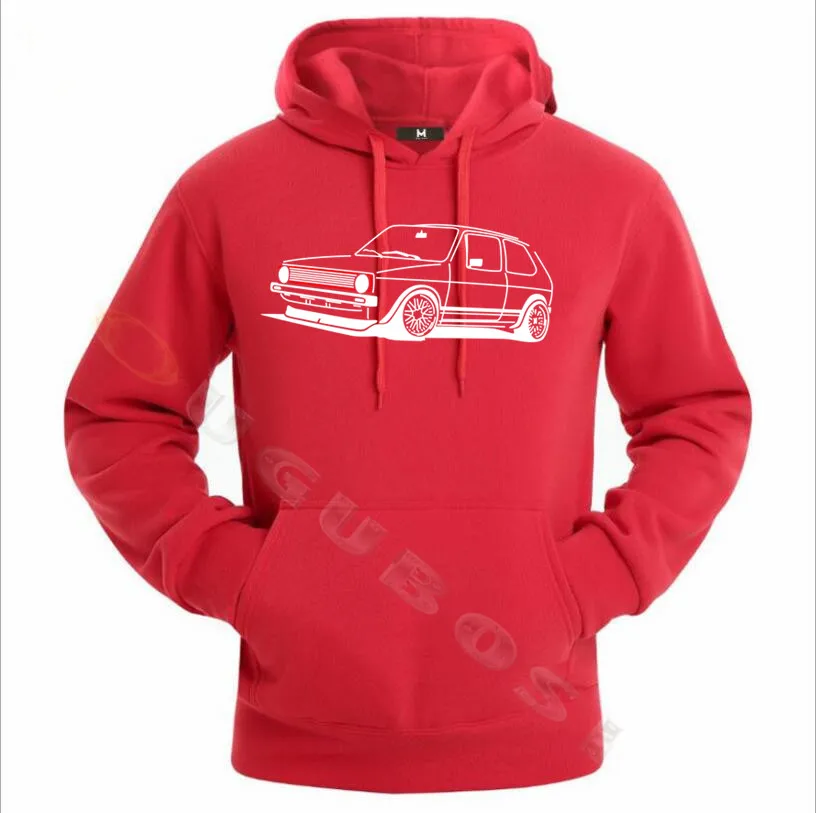 Подробная информация об худи GOLFS 1 Gti MK1 для фанатов GTI Fans тюнинга Вольфсбург версия