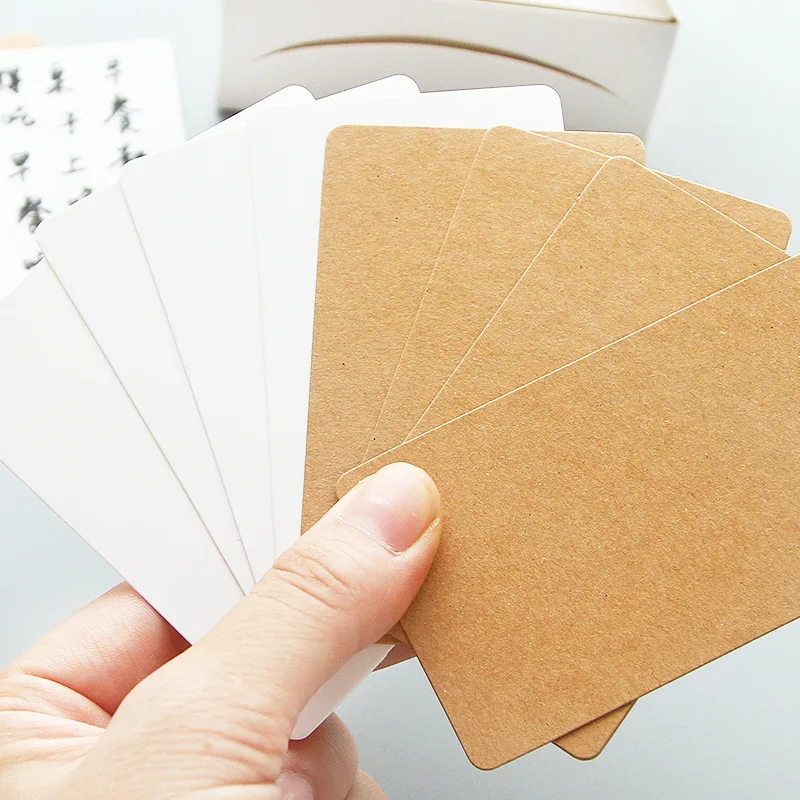 Чистая крафт-бумага Бизнес открытка классические туфли в ретро-стиле Стиль Shop